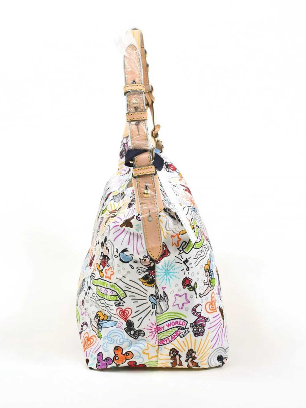 Disney Dooney & Bourke Sketch Hobo Bag Walt Disney World Mickey Minnie NWT